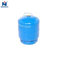 Vide 3KG, 5KG, cylindre d&#39;acier au gaz de GPL de 12.5KG